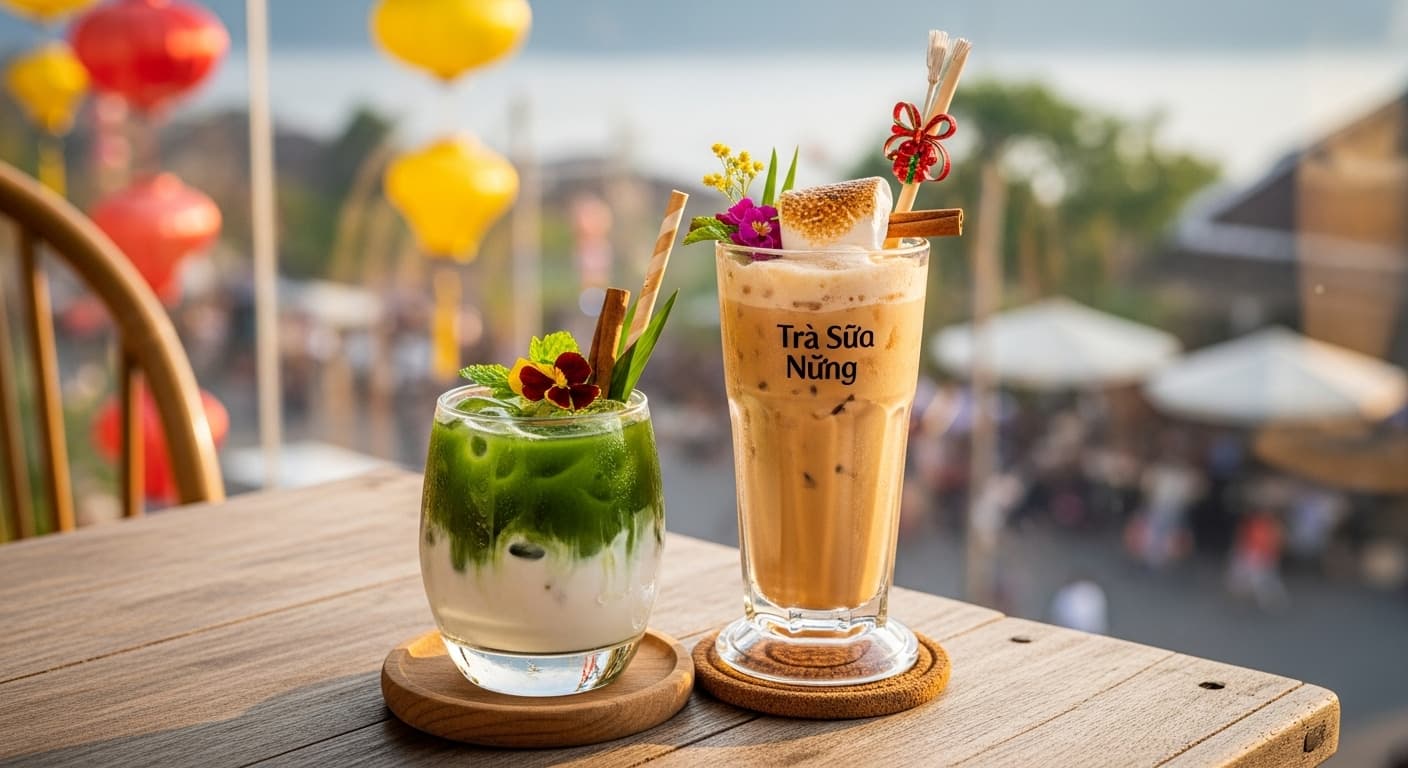 Coco Matcha & Trà Sữa Nướng: Đồ Uống 'Hot Trend' Giải Nhiệt Mùa Lễ Hội