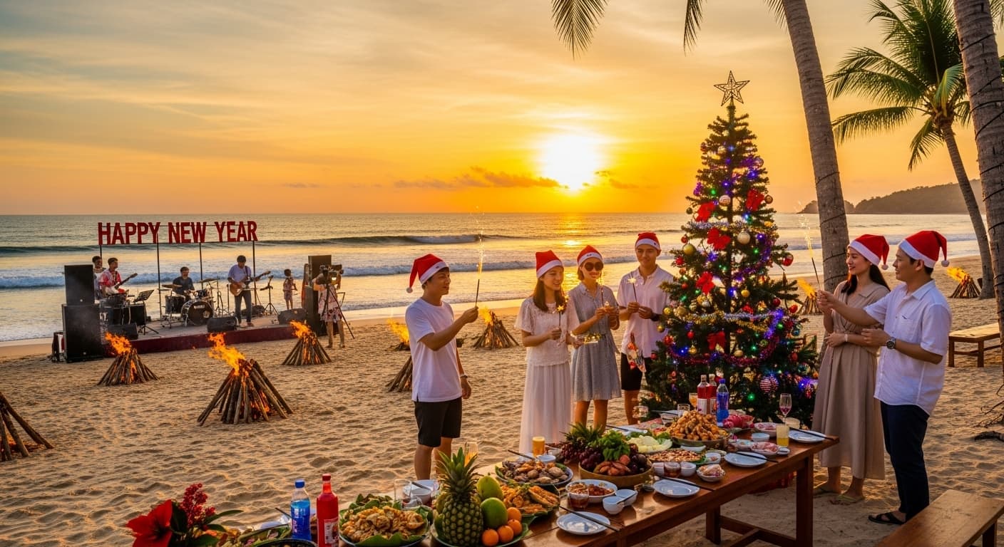 Phú Quốc mùa lễ hội: Trải nghiệm đón Giáng sinh & Năm mới bên bờ biển